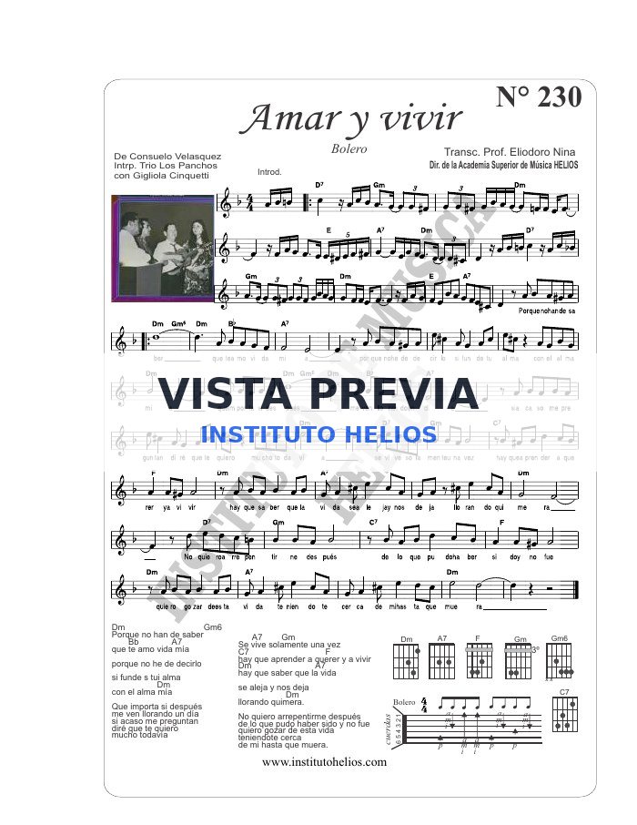 Vista previa de Amar y vivir